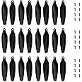 Master Airscrew Stealth Propellers for DJI Mini 2, Mini 2 SE, Mini SE & Mini 4K - Black, 24 pcs