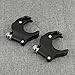 XFMT Detachable Windshield Clamps Compatible with Harley (49mm - Black)