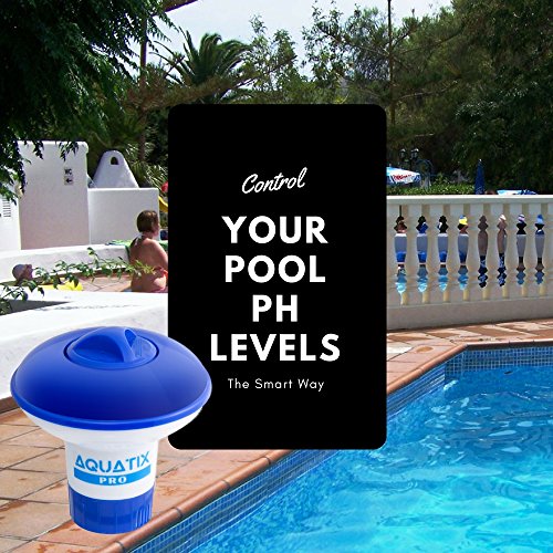 image for Aquatix Pro Pool Bromine Dispenser Offers Premium Floating Chlorine Di