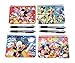 Official Disney Autograph Books 4-Pack Mickey, Minnie, Mickey & Friends, Clubhouse Friends with 4- Multi-Color Pens