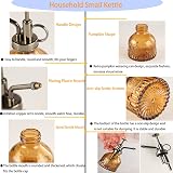 ZIUHEOA Plant Mister Glass Sprayer 200ml 6.4in Brown Retro Nozzle Leak Proof view 5