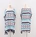 Chalier Womens Striped Chiffon Swimwear Bikini Swim Beachwear Swimsuit Cover up, One Size, B-geometric Patterns