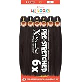 Outre X-Pression - Lil Looks - Prestretched Calming Braid 32" 6X (MEDIUM BROWN 4)