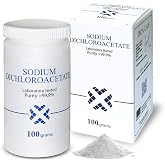 DCA - Sodium Dichloroacetate 100g Powder, Purity >99.9%, Made in Europe, by DCA-LAB, Certificate of Analysis Included, Tested in a Certified Laboratory, Buy Directly from Manufacturer, 3.5oz