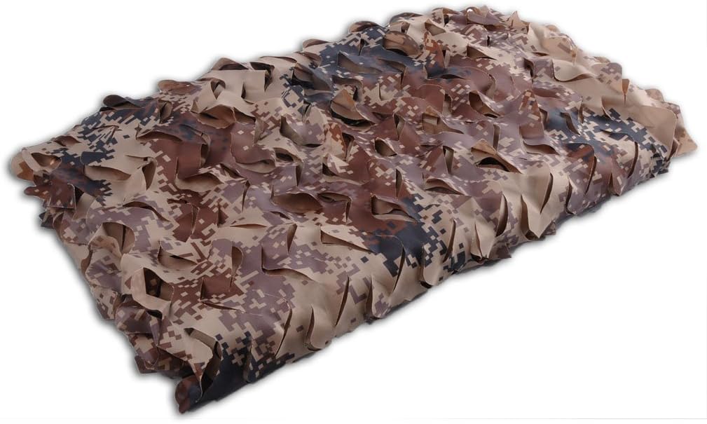 Digital Desert Army Camouflage Net Military Camouflage Netting Hunting Net 2*9m(78.7in*354in)
