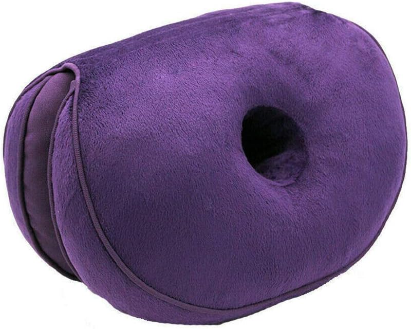 Dual Comfort Cushion Lift Hips Up Seat Cushion Multifunction, for Pressure Relief, Fits in Car Seat, Home, Office