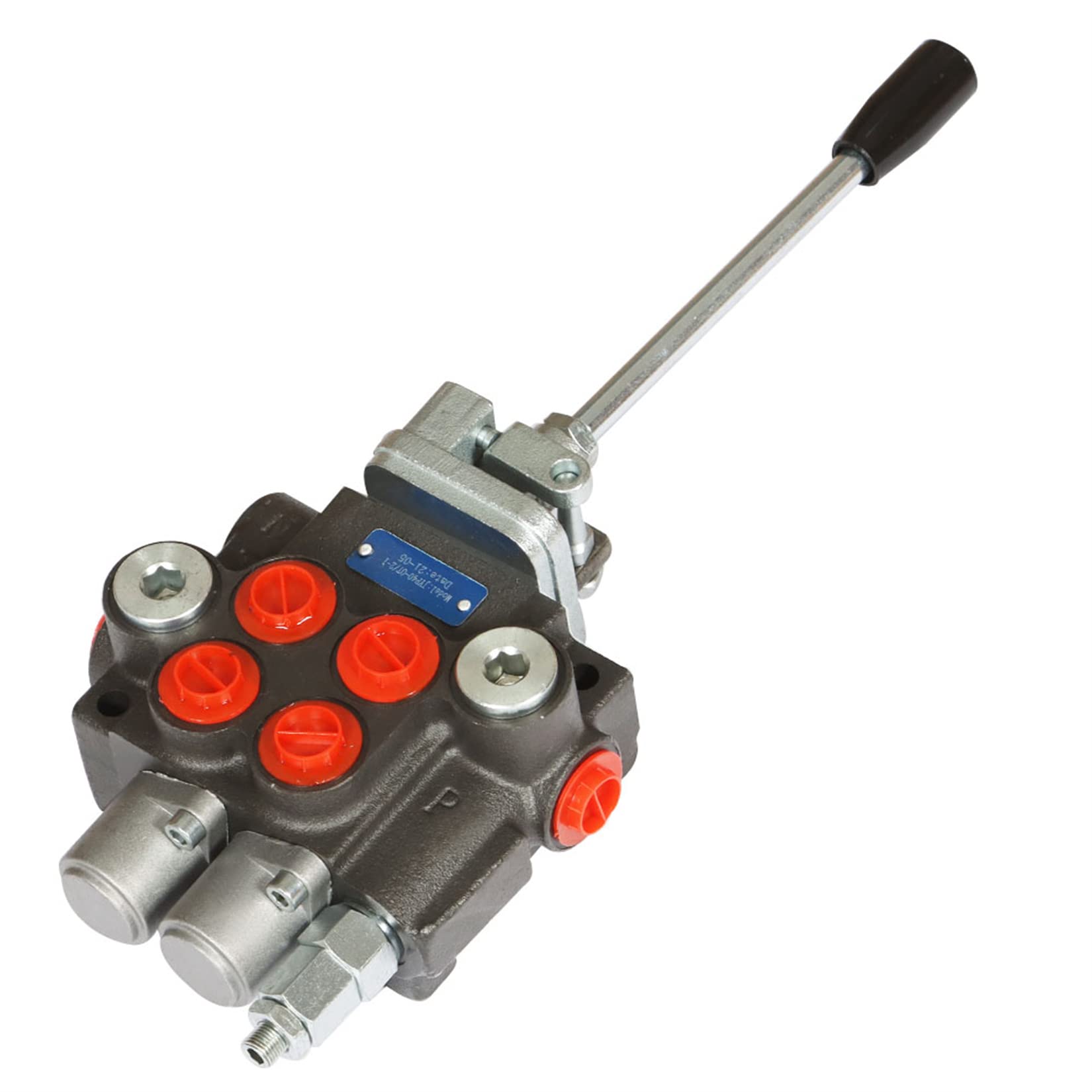 Photo 1 of 2 Spool 11GPM Hydraulic Control Valve 3600PSI BSPP Double Acting Hydraulic Directional Control Valve