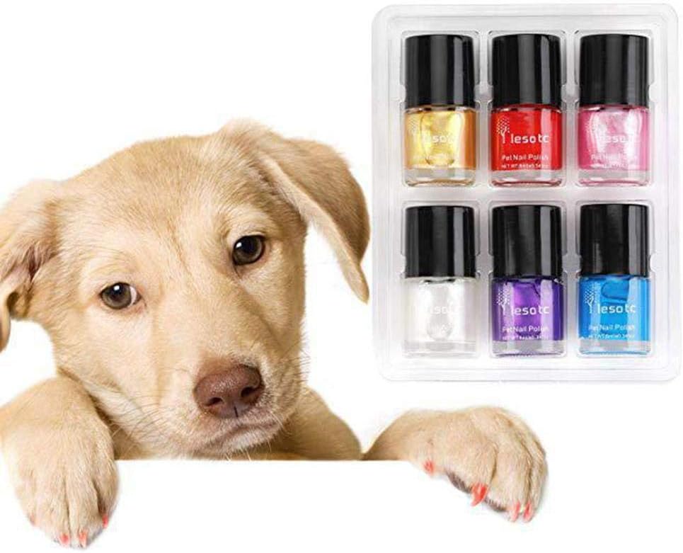 Wovemster Pet Nail Polish Set-Protector Fashion Cosmetics for Dog Cats