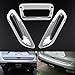 Set of ABS Chrome Rear Fog Light Brake Lamp Bezels Cover Molding Trim For Nissan X-Trail Rogue 2014-2016
