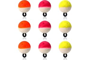Sonwyoung 9 Pcs Fly Fishing Strike Indicators for Trout Neon Fishing Bobbers Floats