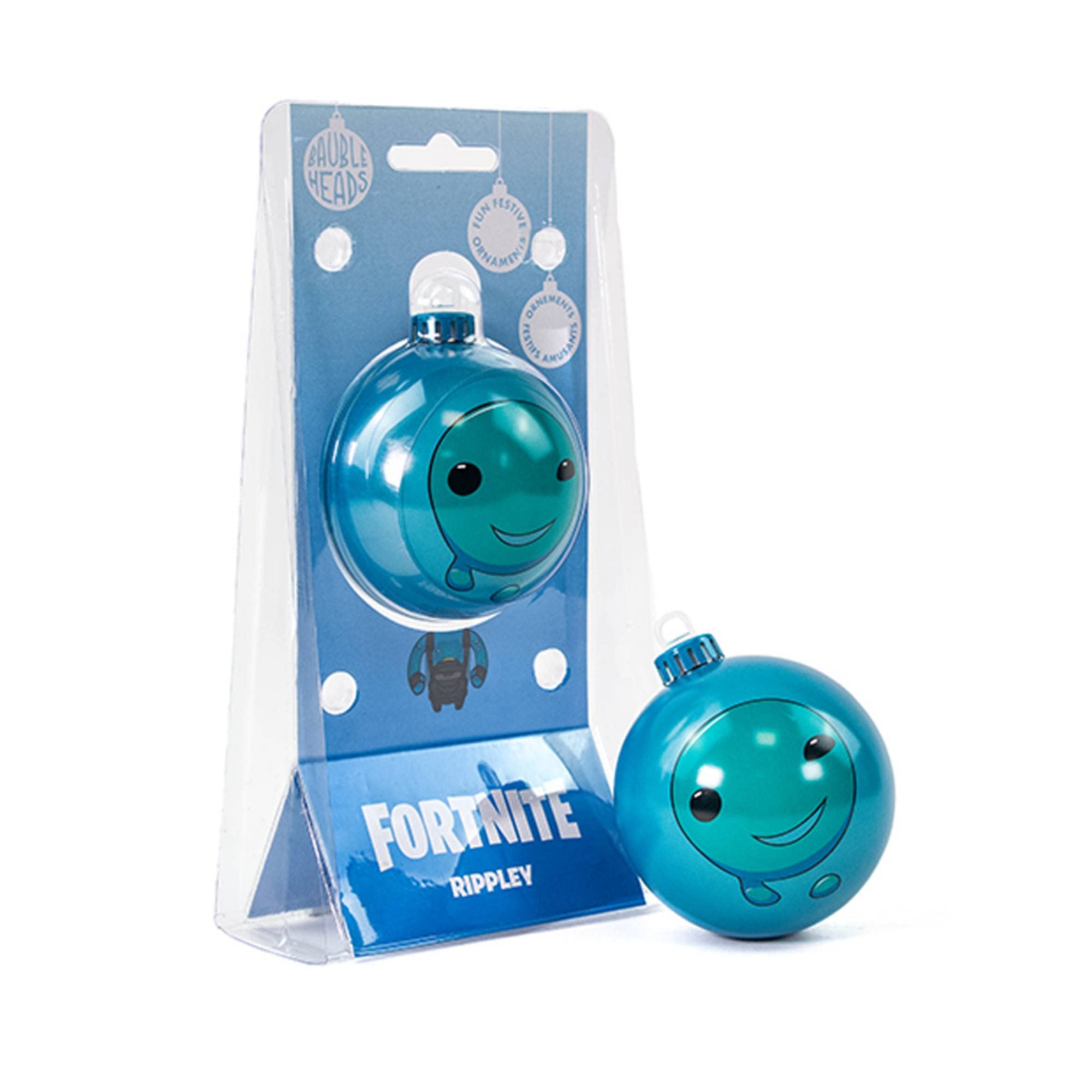 Numskull Bauble Heads Official Fortnite Rippley Christmas Tree Decoration Ornament - Metal Christmas Bauble Ball Hanging Decor