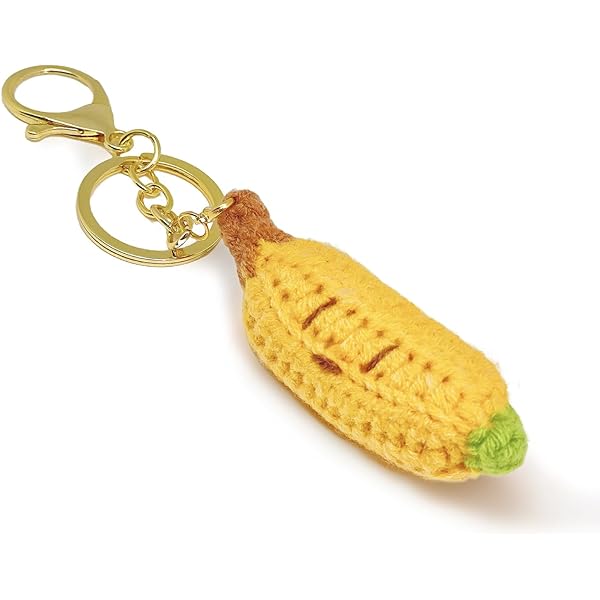 LLavero De Fruta De Ganchillo, Llaveros Creativos De Frutas Tejidos, Colgante Para Mochila, Llavero De Coche Hecho A Mano, Decoración De Mochila - AliExprs 15