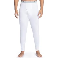 Duofold Men's Mid Weight Thermal Pants – Active Base Layer, Cotton/Polyester Blend - View #6