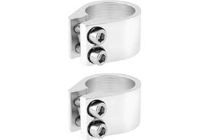 Create idea 2pcs 31.8mm Aluminium Alloy Bicycle Quick Release Seatpost Collar Bike Seat Post Clamp