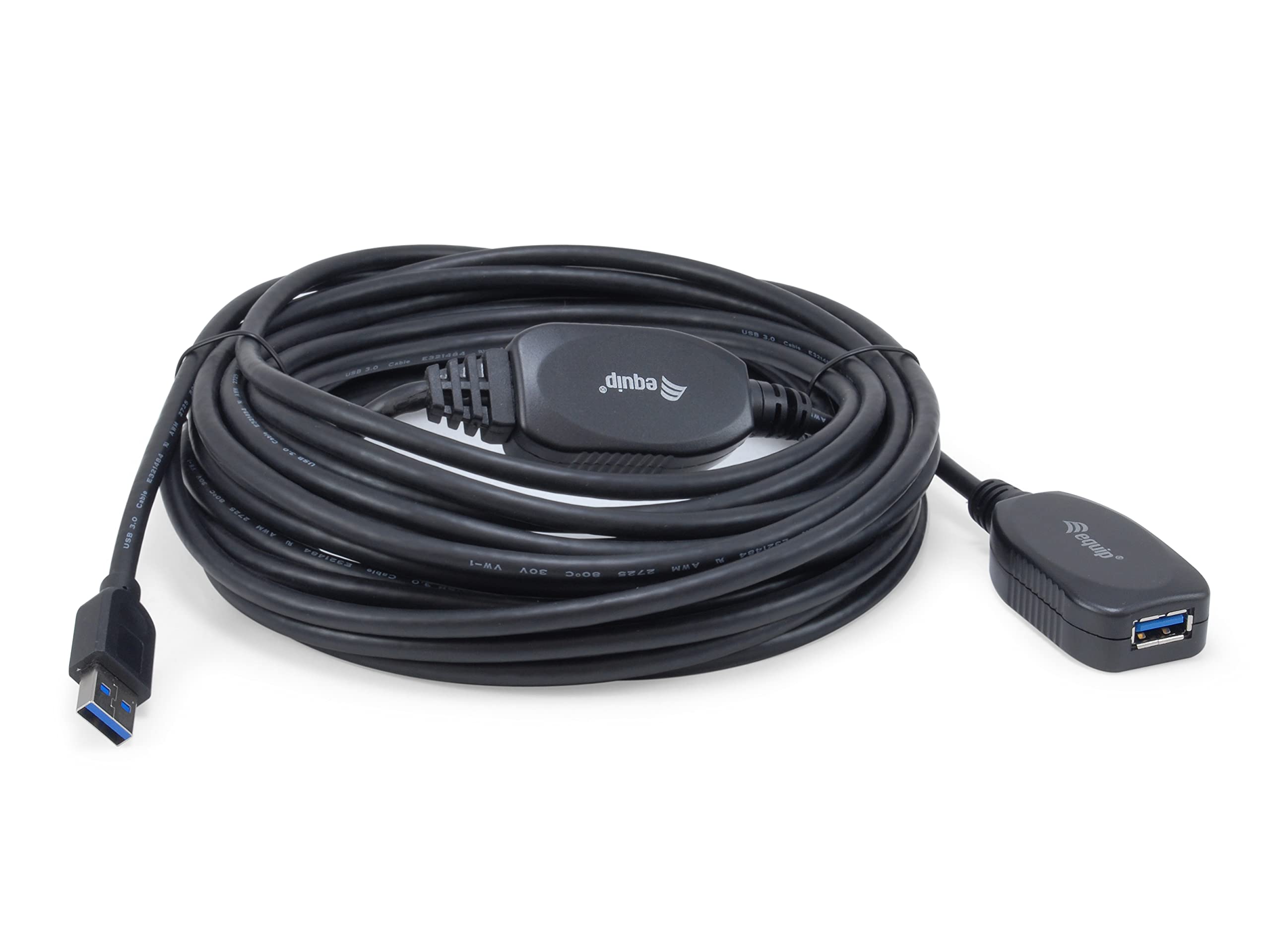 Equip 133347 USB Cable 10 M USB 3.2 Gen 1 (3.1 Gen 1) USB A, Black