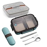 YBOBK HOME Leak Proof Bento Box, 2 Compartments