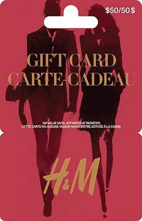 H&amp;M Gift Card $50: Amazon.ca: Gift Cards