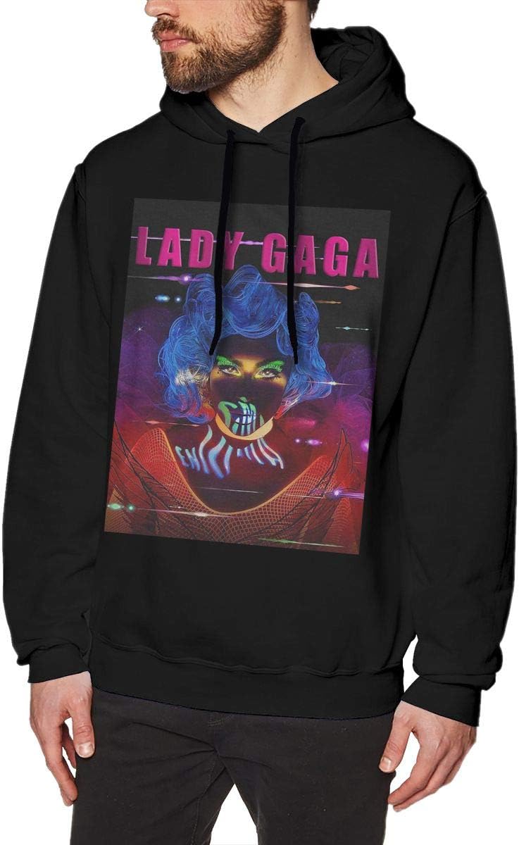 Ringhag16 Men's Lady Gaga Enigma Fashion Hooded Sweater Sweatshirt