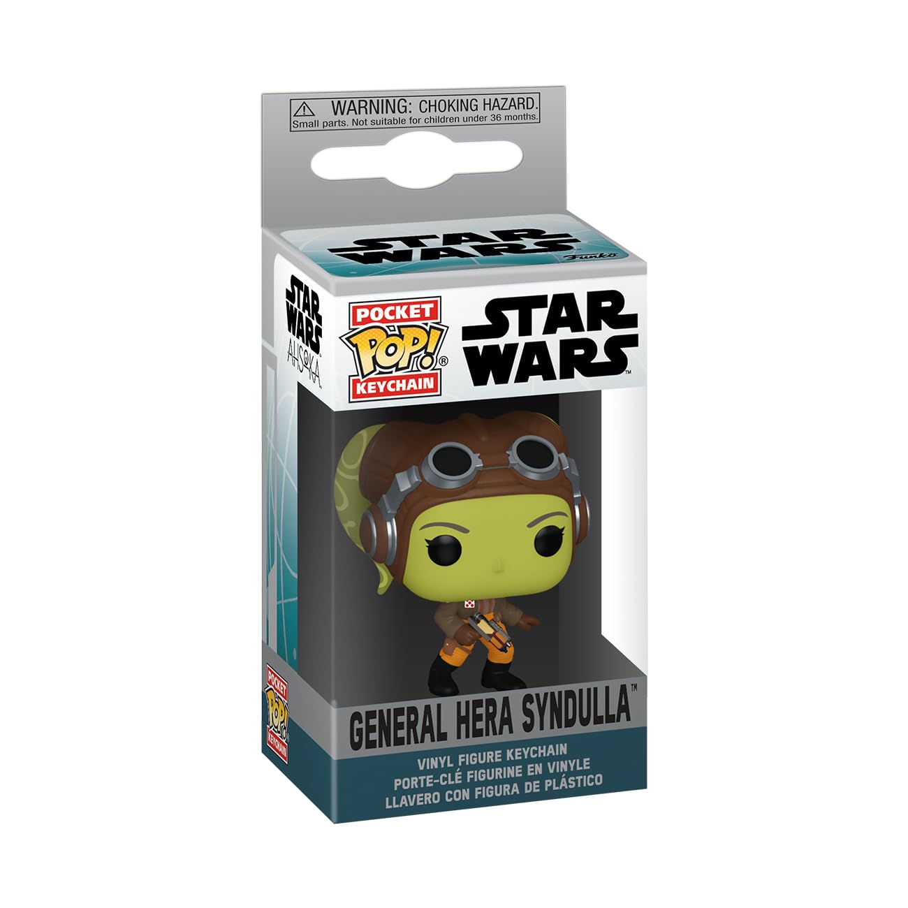 Funko Pop! Keychain: Ahsoka - General Hera Syndulla - Star Wars Novelty Keyring - Collectable Mini Figure - Stocking Filler - Gift Idea - Official Merchandise - TV Fans - Backpack Decor