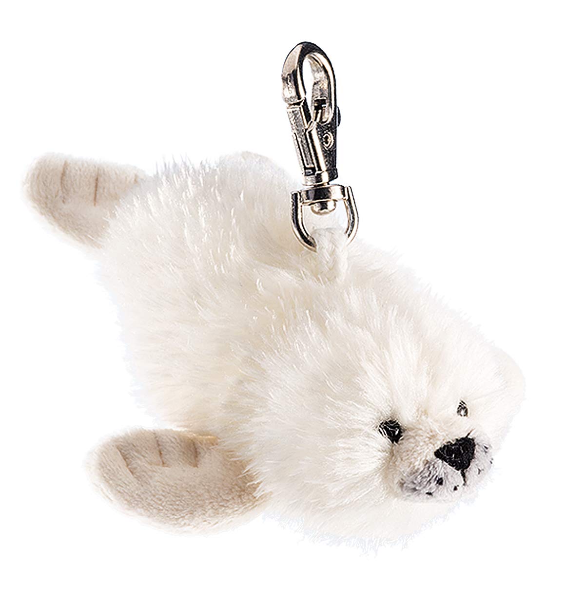 Schaffer Roberta Seal Key Chain, 12 cm, White