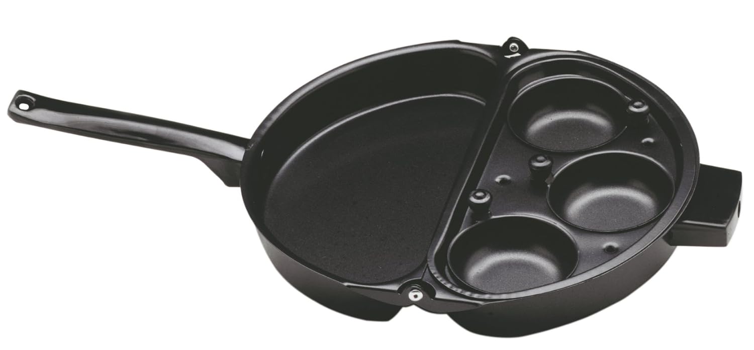 Buy Norpro Nonstick Omelet Pan with Removable 3 Egg Poacher Online at