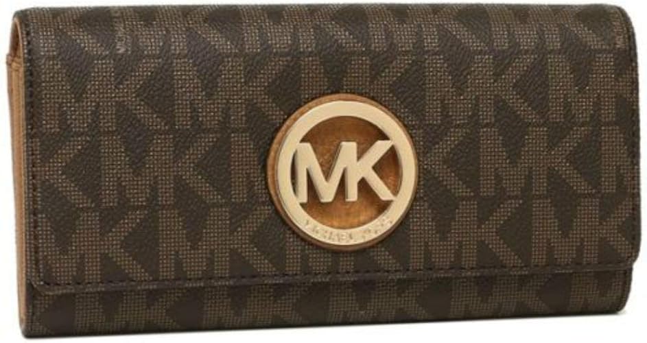 brown mk wallet