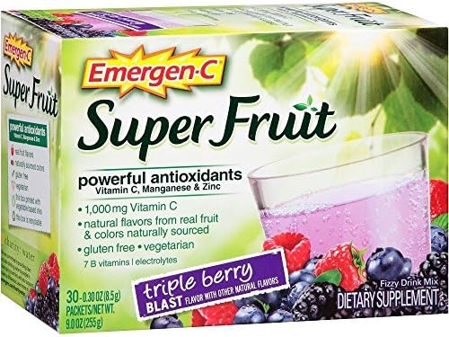 Emergen-C Superfruit Brry Size 30ct Emergen-C Superfruit Triple Berry Blast 30ct