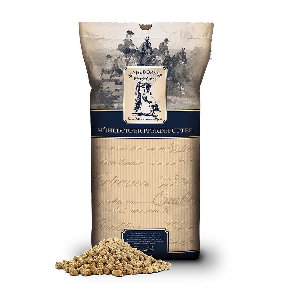 Mühldorfer Grind Glashütte for Sports and Leisure Horse Grain Free, Energy Supply, Rice Bran