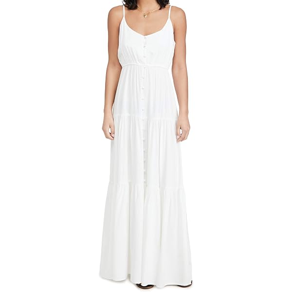 Free People Women's Isabella Maxi Dress, Optic White, XL at Amazon Women's  Clothing store
