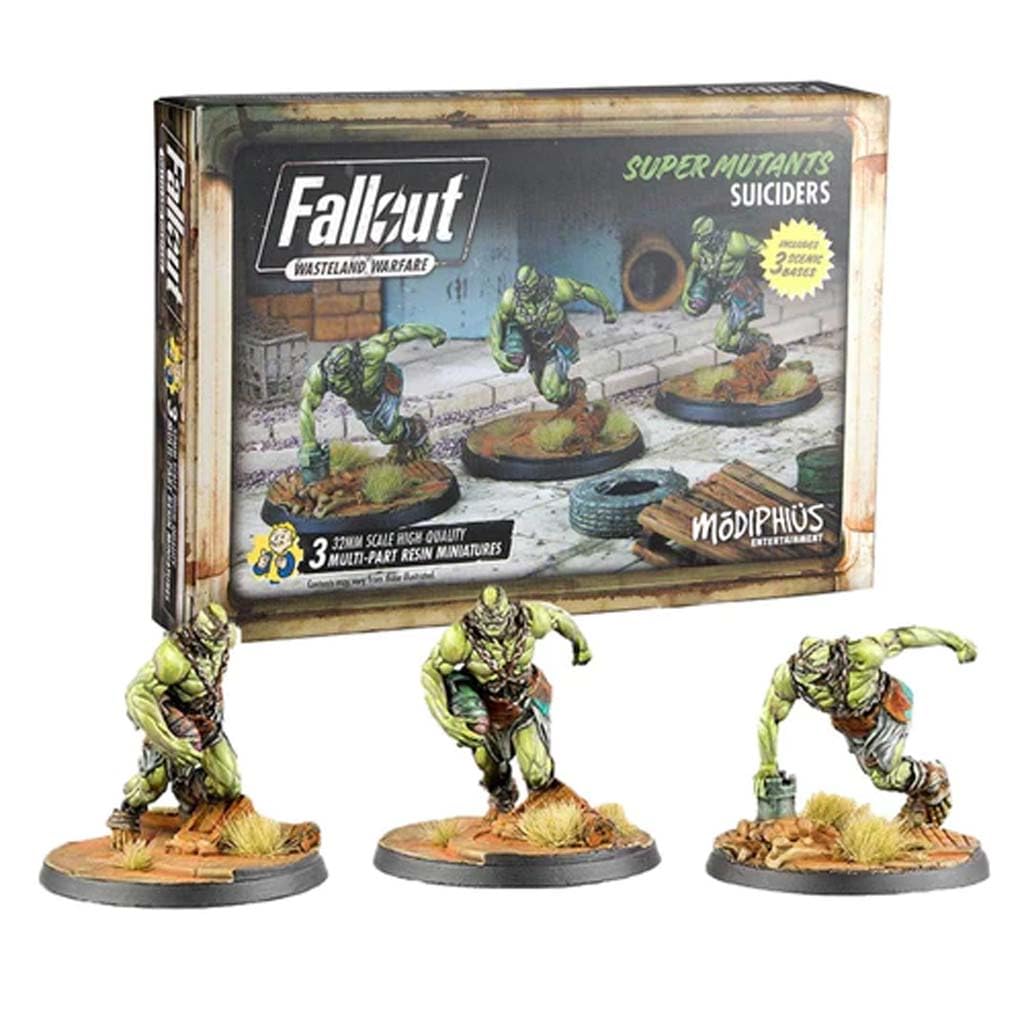 Modiphius, Fallout: Wasteland Warfare - Super Mutants: Suiciders โ image 1