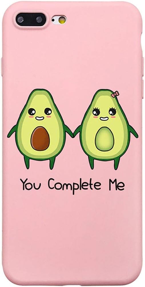 Amazon 新しいかわいい電話ケースcoque Iphone Xr 6 6 Sプラスx 5 Seプラスケース漫画夏フルーツアボカドピンク電話カバーiphone 8 7プラス For Iphone 6 6splus 家電 カメラ オンライン通販