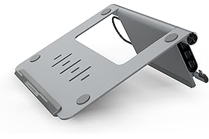 ADAM elements USB-C Stand Hub/Laptop Docking Station – CASA Hub Stand 5in1 Multiport Stand Hub for Mac, iPad & Laptop Series- USB-A 3.1 Gen1 x3, USB-C PD, HDMI