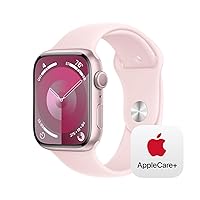 Apple Watch Series 9 GPS 45mm Pink Aluminum Case with Light Pink Sport Band - S/M with AppleCare+ (2 Years) Apple Watch Series 9 GPS 45mm Pink Aluminum Case with Light Pink Sport Band - S/M with AppleCare+ (2 Years)