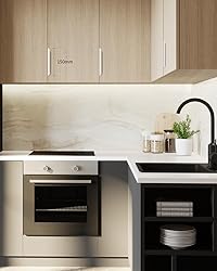 BaiNong 5 Pack 6 inch self Adhesive Cabinet Handles