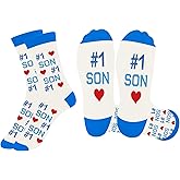 Liomxase Gifts for Sons Adult - Christmas Birthday Valentines Father's Fathers Day Graduation Wedding Inspiration Dad to Son Gifts from Dad Mom,Sons Presents,Stocking Stuffer,Funny Socks for Men