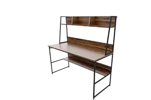 Xmatch 47" Worktable Workbench for Inspection Assembly Sample Making and Testing Room (Rustic Brown)
