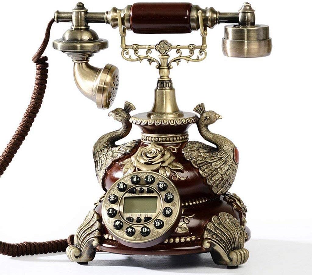 DZX Teléfono Antiguo, teléfono Fijo para el hogar, teléfono Retro