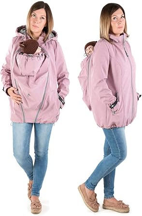 baby pink parka coat