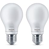Philips LEDclassic Lampe ersetzt 60 W, E27, warmwei&szlig; (2700K), 806 Lumen, Doppelpack