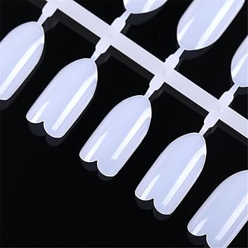 Amazon Com Nicole Diary Heart Shape False Nails Tips Natural