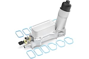 FILTERUP 926-959 Improved Aluminum Engine Oil Filter Housing Kit with Oil Cooler Sensors & Gaskets Compatible with 2017-2018 Chrysler 200 300, Dodge Charger Avenger, Jeep Wrangler, Ram ProMaster 3.6L V6
