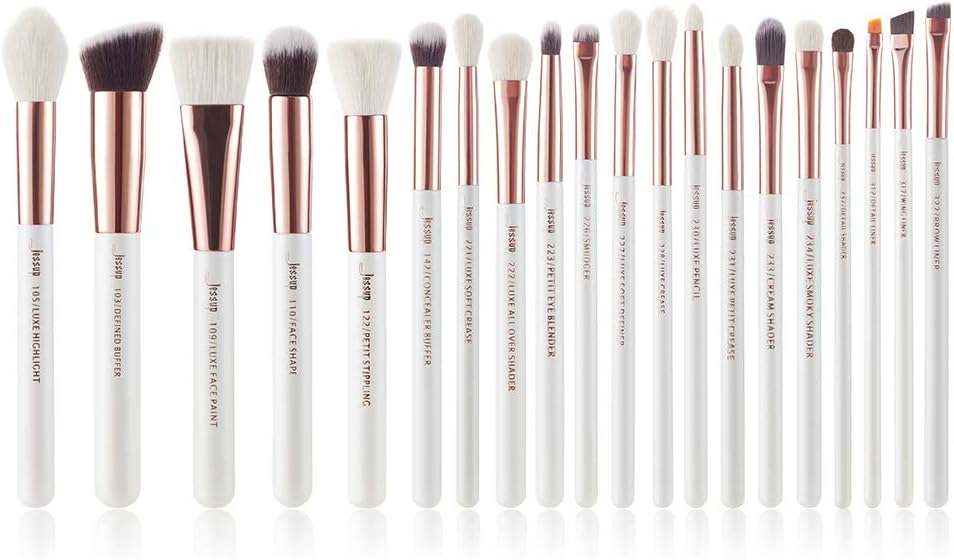 Jessup Brush Set 20 PCS Makeup Brushes for Foundation Blending Blush Concealer Eye Shadow Lip