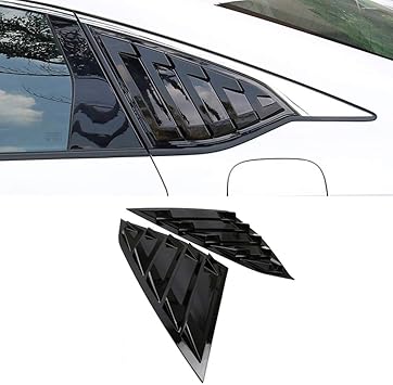 amazon com yuzhongtian 2018 2020 for honda accord window scoop louvers cover abs 2pcs glossy black automotive yuzhongtian 2018 2020 for honda accord window scoop louvers cover abs 2pcs glossy black