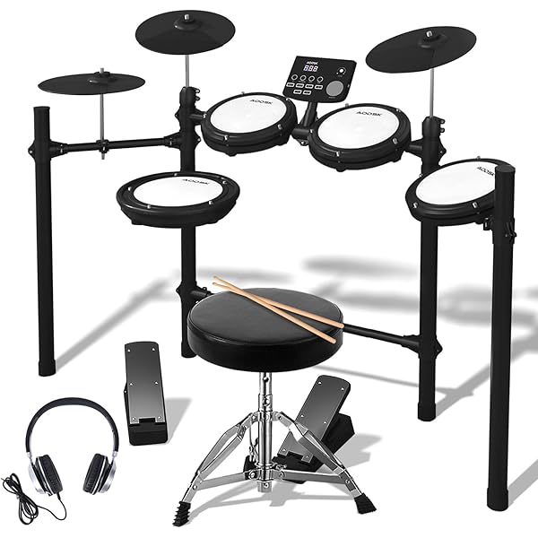 Donner DED200 Electric Drum Set, 8Piece