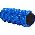 ProStretch Hexi Mini Travel Textured Foam Roller for Deep Tissue Muscle Massage and Myofascial Trigger Point Release