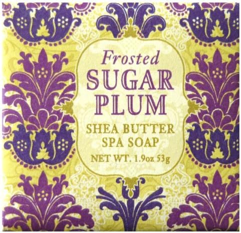 French Milled Soap Favors (Set of 12) (Frosted Sugar Plum)