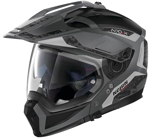 Nolan N70-2 X Torpedo Modular Motorcycle Helmet Flat Gray/Black XL