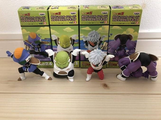 Amazon ドラゴンボールz ワールド コレクタブルフィギュア Vol 3 接近 ギニュー特戦隊編 バータ ギニュー ジース グルド 303 フィギュア ドール 通販