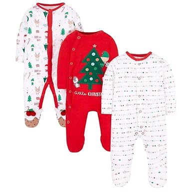 Unisex Sleepsuit (Pack of 3)