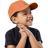 Smile Face Toddler Hat Baseball Cap for Boy Girls Baseball Hats Kids Soft Cotton Adjustable Cute Caps for 4-12 Years